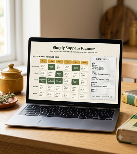 Simply Suppers Planner